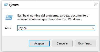 Panel de control de dispositivos de juego